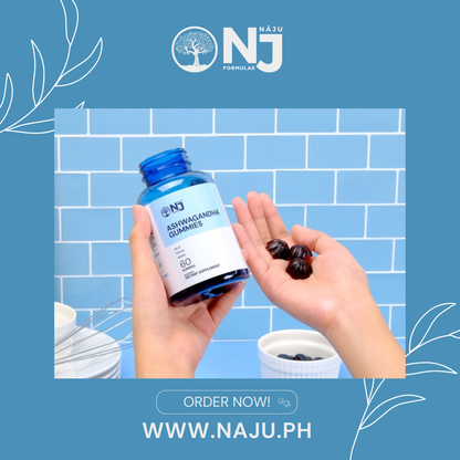 Ashwangandha Gummies (NAJU) Reduce stress, Support sleep, Boost mood and energy levels, Reducing inflammation, Immune support